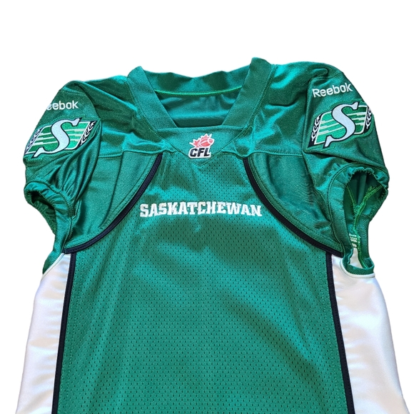 Reebok Saskatchewan Rough Riders Jersey Canadaian Football League Apparel Smalp - Picture 7 of 13
